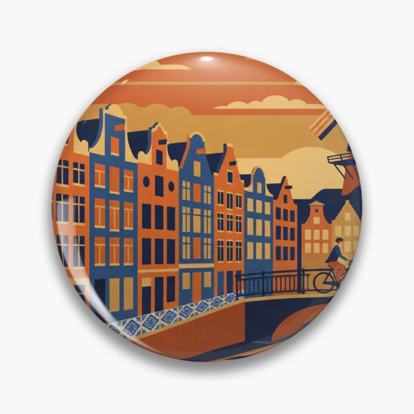 Item preview, Amsterdam Canals Tulip Season designed and sold by taylorhogward.