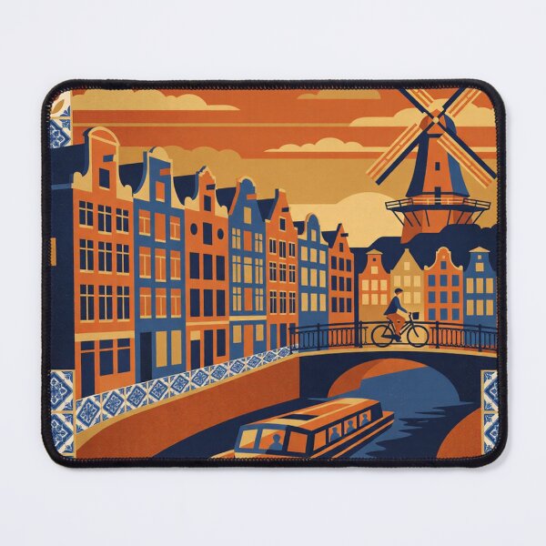 Item preview, Amsterdam Canals Tulip Season designed and sold by taylorhogward.