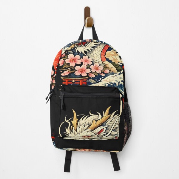 Item preview, Japanese Dragon Mount Fuji Sakura Ukiyo-e Vintage Japanese Art designed and sold by Meterka.