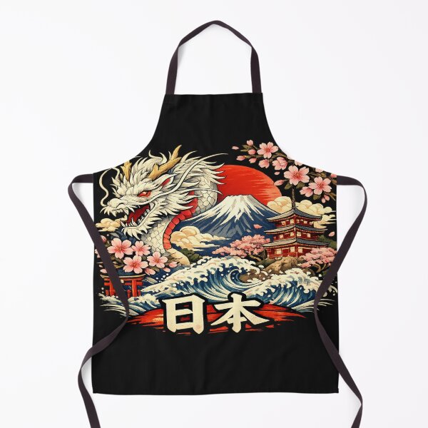 Item preview, Japanese Dragon Mount Fuji Sakura Ukiyo-e Vintage Japanese Art designed and sold by Meterka.