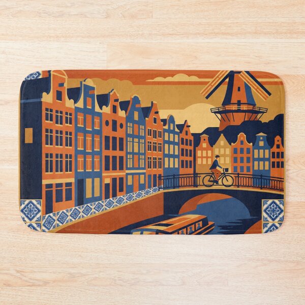 Item preview, Amsterdam Canals Tulip Season designed and sold by taylorhogward.