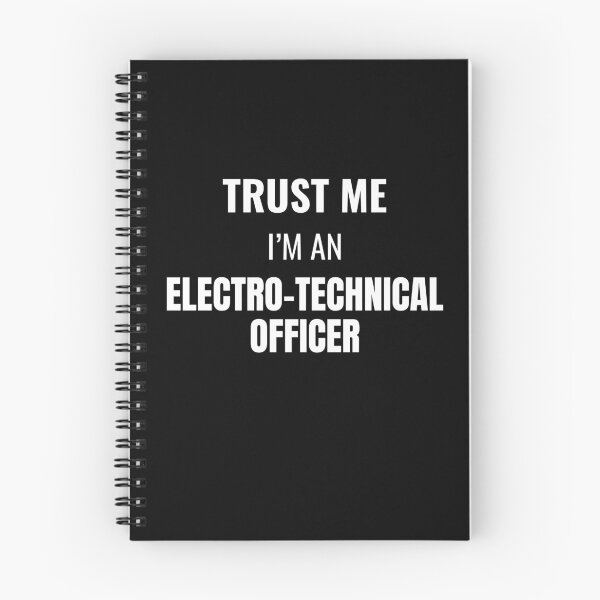 Item preview, Trust Me I'm an Electro-Technical Officer (White) designed and sold by ShipCrewNation.