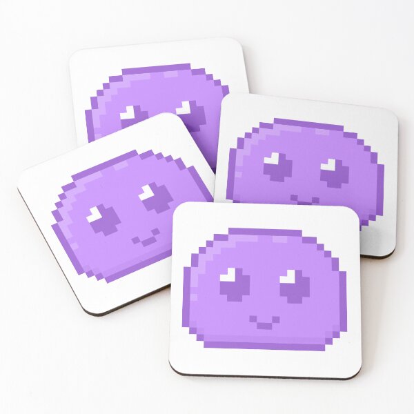 Item preview, Pastel Purple Pixel Slime designed and sold by Lilac-Cat.