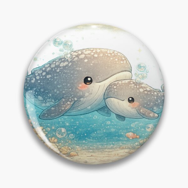 Item preview, Cute Gray Whale Family designed and sold by darkdesign9.