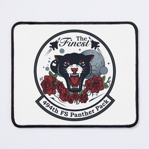 Item preview, USAF 494th Fighter Squadron Panther Pack The Finest Patch designed and sold by CharlieDesings.