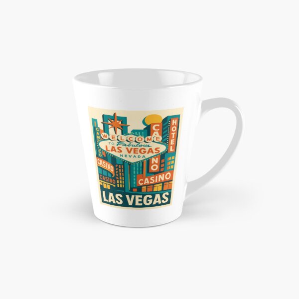Item preview, Retro Pop Art Poster Illustration of Las Vegas | Bold Entertainment Capital Print with Welcome Sign, Las Vegas Strip & Neon Skyline | Vintage Nevada Travel Wall Art Decor designed and sold by PaintedPixels01.