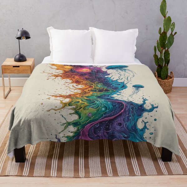 Item preview, COSMIC TIDE: Where Color Learns to Breathe designed and sold by FANTASY FRENZY.
