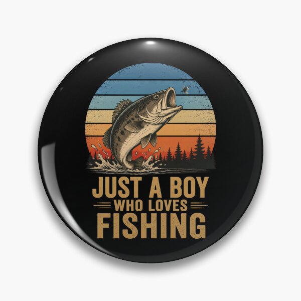 Item preview, Just A Boy Who Loves Fishing designed and sold by OlakunleOloroz.