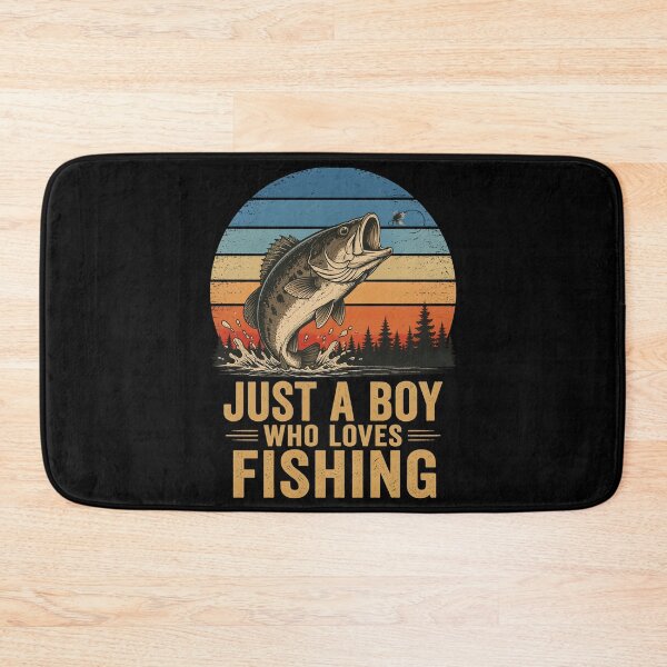 Item preview, Just A Boy Who Loves Fishing designed and sold by OlakunleOloroz.