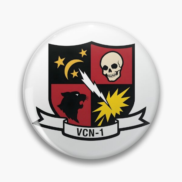 Item preview, US Navy VCN-1 Night Fighter Squadron Shield Patch designed and sold by CharlieDesings.