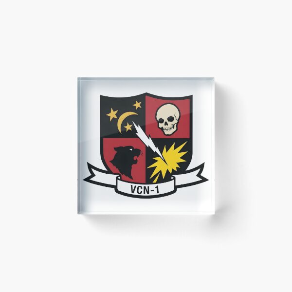 Item preview, US Navy VCN-1 Night Fighter Squadron Shield Patch designed and sold by CharlieDesings.