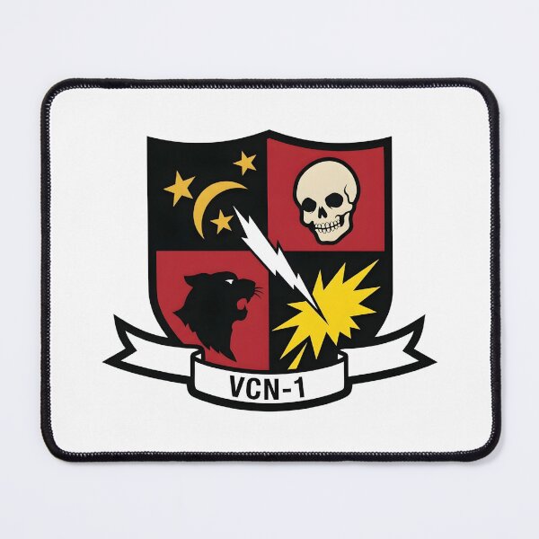 Item preview, US Navy VCN-1 Night Fighter Squadron Shield Patch designed and sold by CharlieDesings.