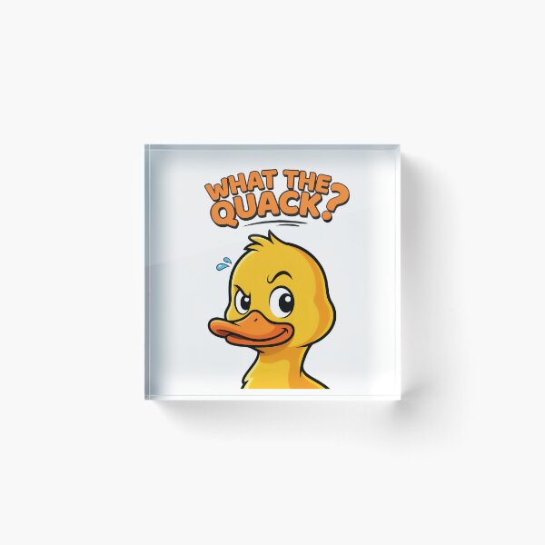 Item preview, What the Quack Funny Duck designed and sold by Rob-Son.