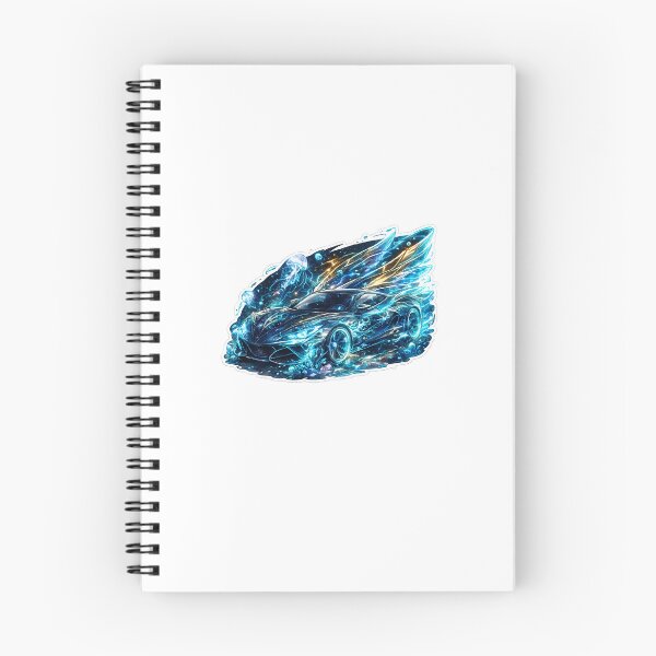 Item preview, Deep Ocean Phantom Coupe – Bioluminescent Fantasy Car Sticker designed and sold by blossomfun.