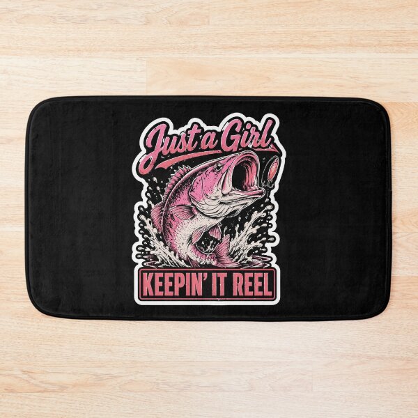 Item preview, Just a Girl Keeping it Reel Fishing Fisher Girl designed and sold by OlakunleOloroz.