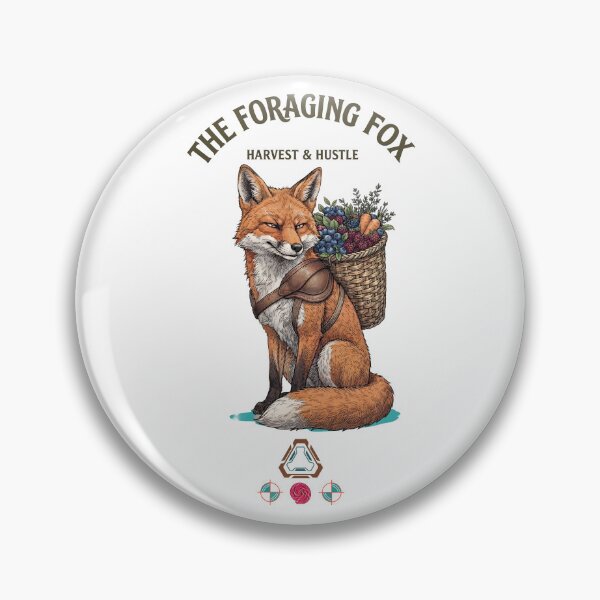 Item preview, The Foraging Fox – Harvest & Hustle designed and sold by m-yoga-store.