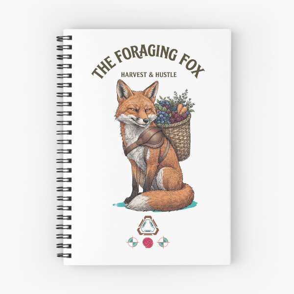 Item preview, The Foraging Fox – Harvest & Hustle designed and sold by m-yoga-store.