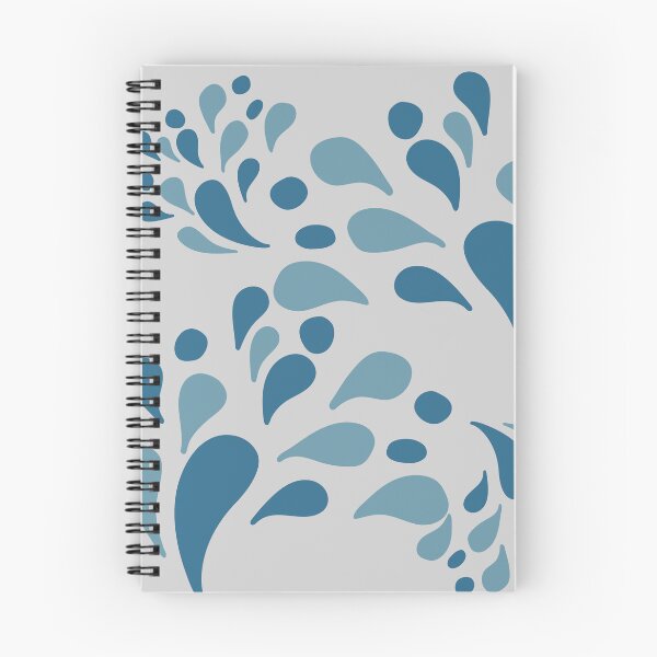 Item preview, Minimalist Ocean Blue Organic Droplet Pattern. designed and sold by Jyoti-Quotes.