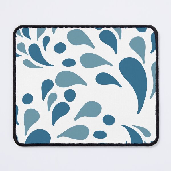 Item preview, Minimalist Ocean Blue Organic Droplet Pattern. designed and sold by Jyoti-Quotes.