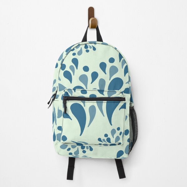 Item preview, Minimalist Ocean Blue Organic Droplet Pattern. designed and sold by Jyoti-Quotes.