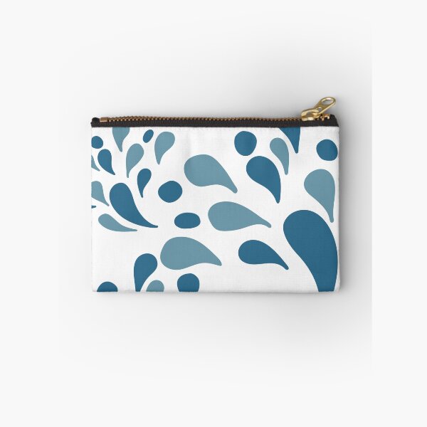 Item preview, Minimalist Ocean Blue Organic Droplet Pattern. designed and sold by Jyoti-Quotes.