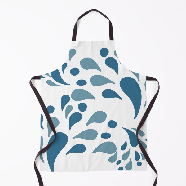Item preview, Minimalist Ocean Blue Organic Droplet Pattern. designed and sold by Jyoti-Quotes.