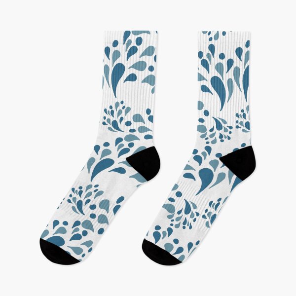 Item preview, Minimalist Ocean Blue Organic Droplet Pattern. designed and sold by Jyoti-Quotes.