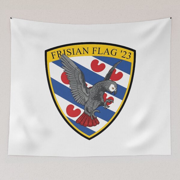 Item preview, RNLAF Frisian Flag 2023 322 Squadron Exercise Patch designed and sold by CharlieDesings.
