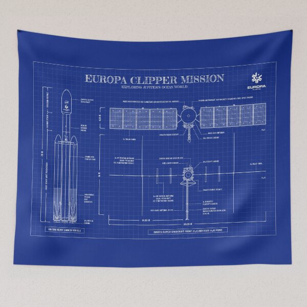 Item preview, Europa Clipper Mission (Blueprint) designed and sold by BGALAXY.