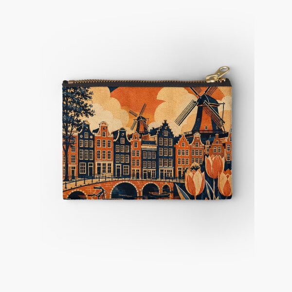 Item preview, Amsterdam travel poster in Art Deco style designed and sold by taylorhogward.