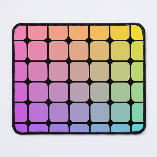 Item preview, Minimalist Color Grid Gradient Matrix Art designed and sold by drTerrens.