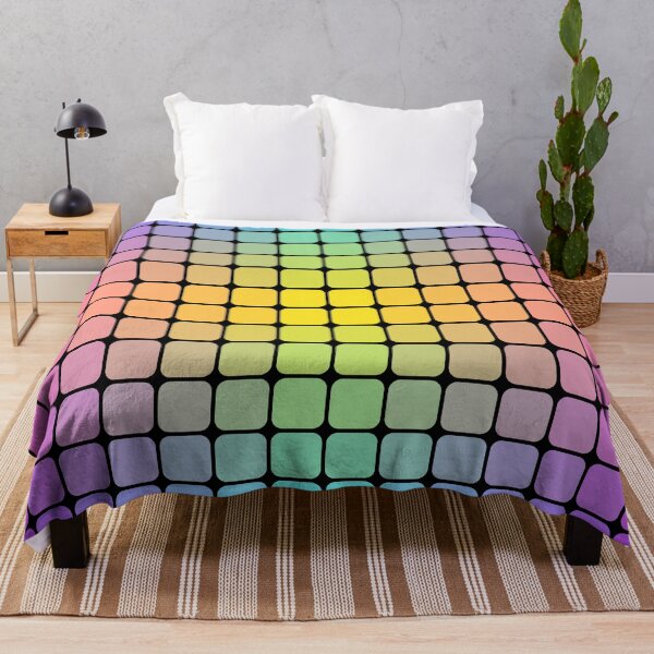 Item preview, Minimalist Color Grid Gradient Matrix Art designed and sold by drTerrens.
