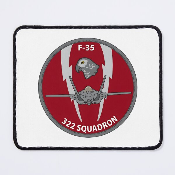 Item preview, RNLAF 322 Squadron F-35 Lightning II Lightning Bolts Patch designed and sold by CharlieDesings.