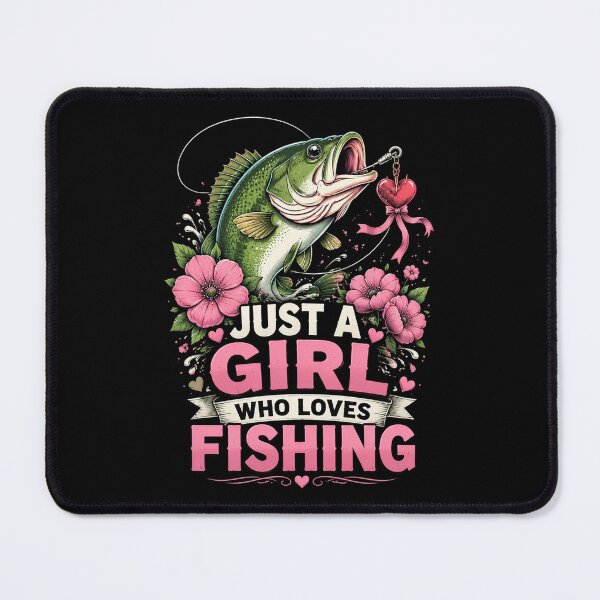 Item preview, Just A Girl Who Loves Fishing Cute Bass Fish designed and sold by OlakunleOloroz.
