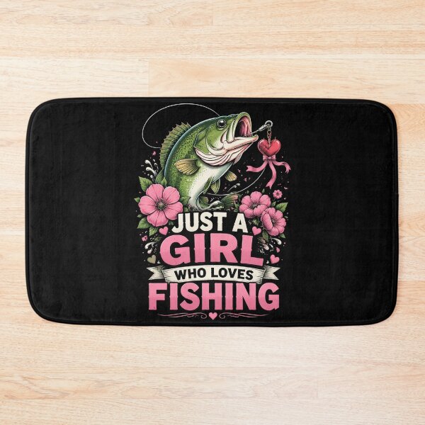 Item preview, Just A Girl Who Loves Fishing Cute Bass Fish designed and sold by OlakunleOloroz.