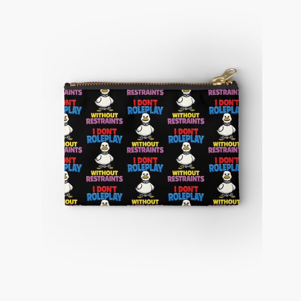 Item preview, I Don't Roleplay Without Restraints Angry Duck Funny RPG Design designed and sold by TeeTimeTreasure.