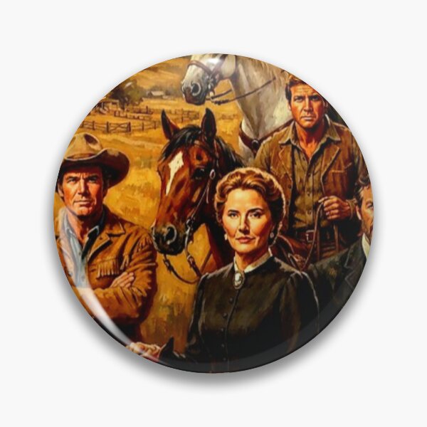 Item preview, The Big Valley Western Family Tribute Art Poster designed and sold by Art's Diner.