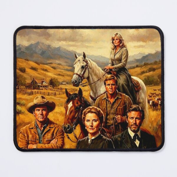 Item preview, The Big Valley Western Family Tribute Art Poster designed and sold by Art's Diner.