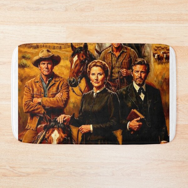 Item preview, The Big Valley Western Family Tribute Art Poster designed and sold by Art's Diner.