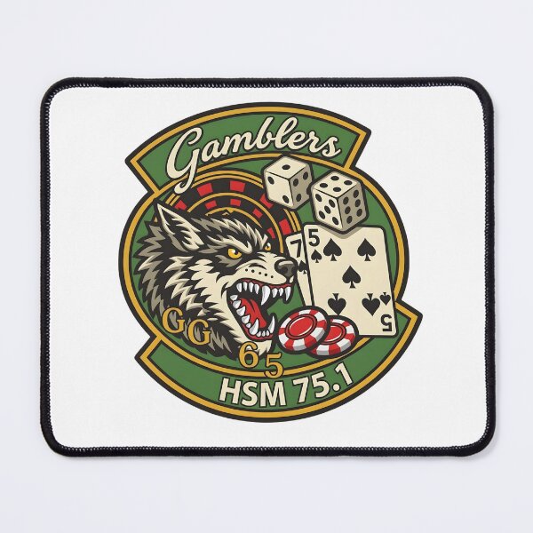 Item preview, US Navy HSM-75 Detachment Gamblers Milestones Patch designed and sold by CharlieDesings.