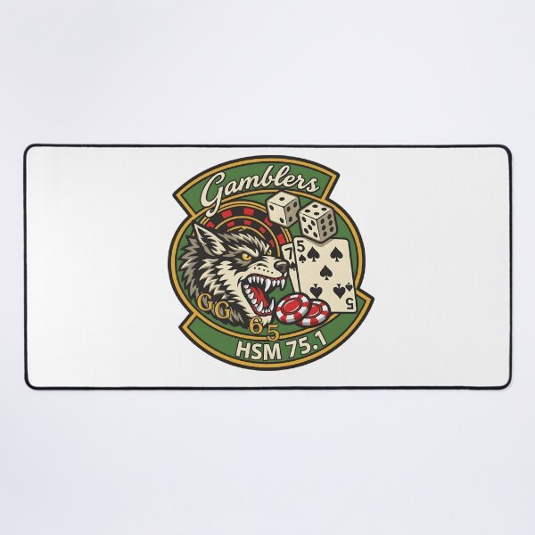 Item preview, US Navy HSM-75 Detachment Gamblers Milestones Patch designed and sold by CharlieDesings.