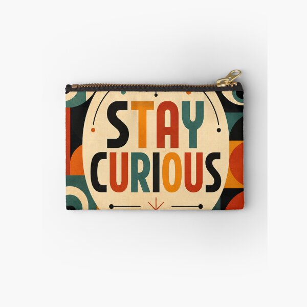 Item preview, Stay Curious Mid-Century Modern Geometric designed and sold by JoangRama.