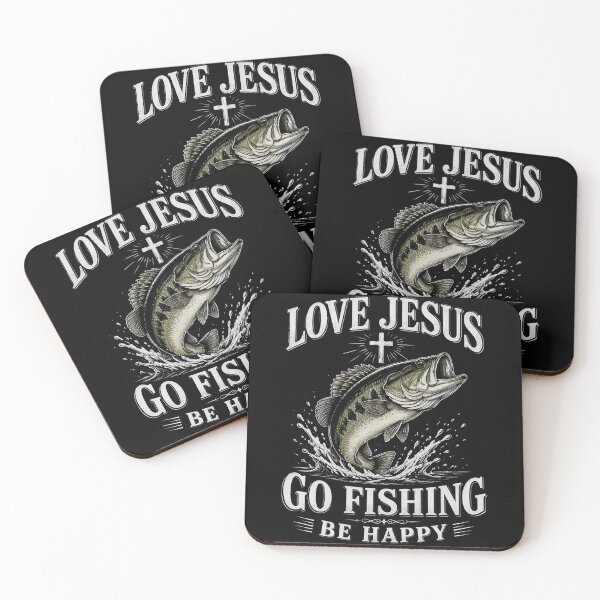 Item preview, Love Jesus Go Fishing Be Happy Funny Crappie Fisherman designed and sold by OlakunleOloroz.