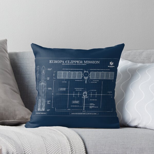 Item preview, Europa Clipper Mission (Navy Blueprint) designed and sold by BGALAXY.