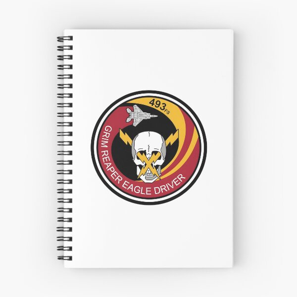Item preview, USAF 493rd Fighter Squadron Grim Reaper Eagle Driver Patch designed and sold by CharlieDesings.