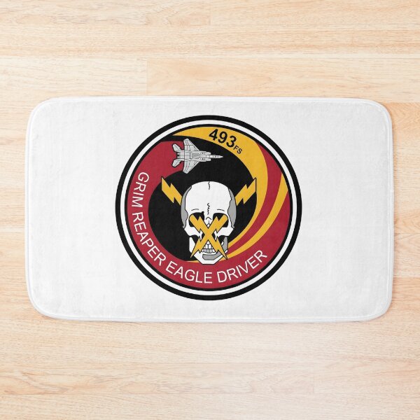 Item preview, USAF 493rd Fighter Squadron Grim Reaper Eagle Driver Patch designed and sold by CharlieDesings.