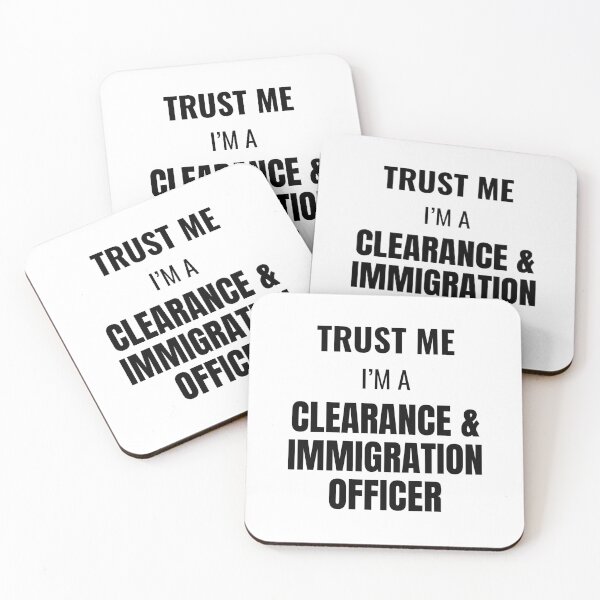 Item preview, Trust Me I'm a Clearance & Immigration Officer (Black) designed and sold by ShipCrewNation.