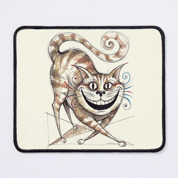 Item preview, Grinning Cheshire Cat Vintage Ink Illustration designed and sold by FreiherrPK.