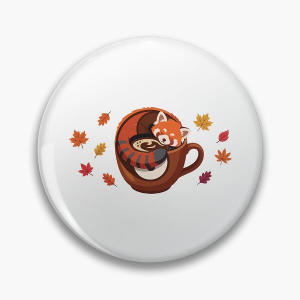 Item preview, Cozy Sleeping Red Panda Autumn Coffee Mug designed and sold by Arc2020.