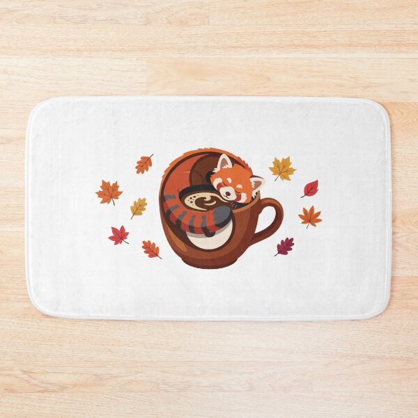 Item preview, Cozy Sleeping Red Panda Autumn Coffee Mug designed and sold by Arc2020.